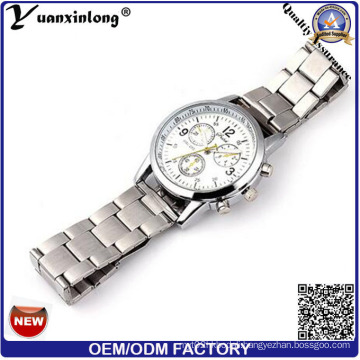 Yxl-665 2016 New Watches Men Luxury Chronograph Stainless Steel Back Design Watch for Man